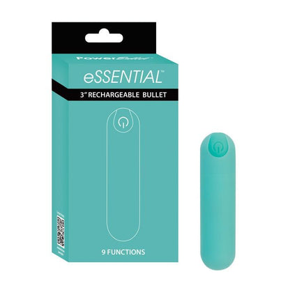Essential 3" Rechargeable Bullet - Teal