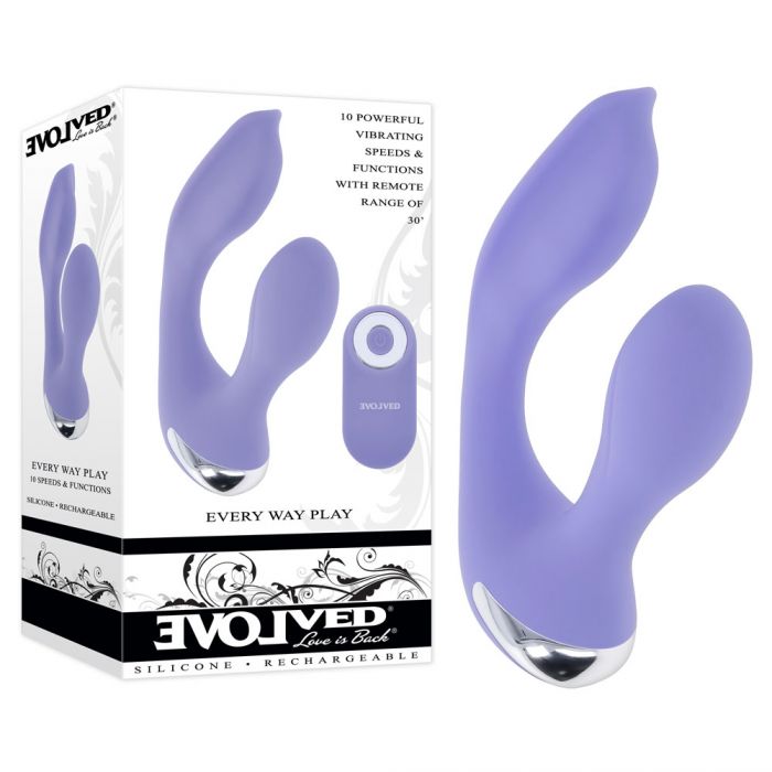 Every Way Play Vibrator with Remote