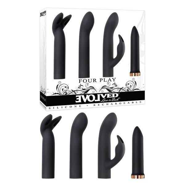 Four Play Silicone Rechargeable Bullet