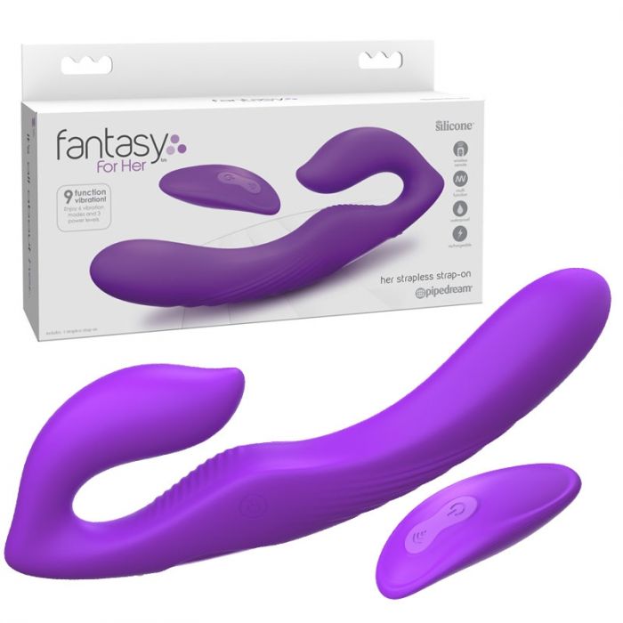 Her Ultimate Strapless Strap-On - Purple