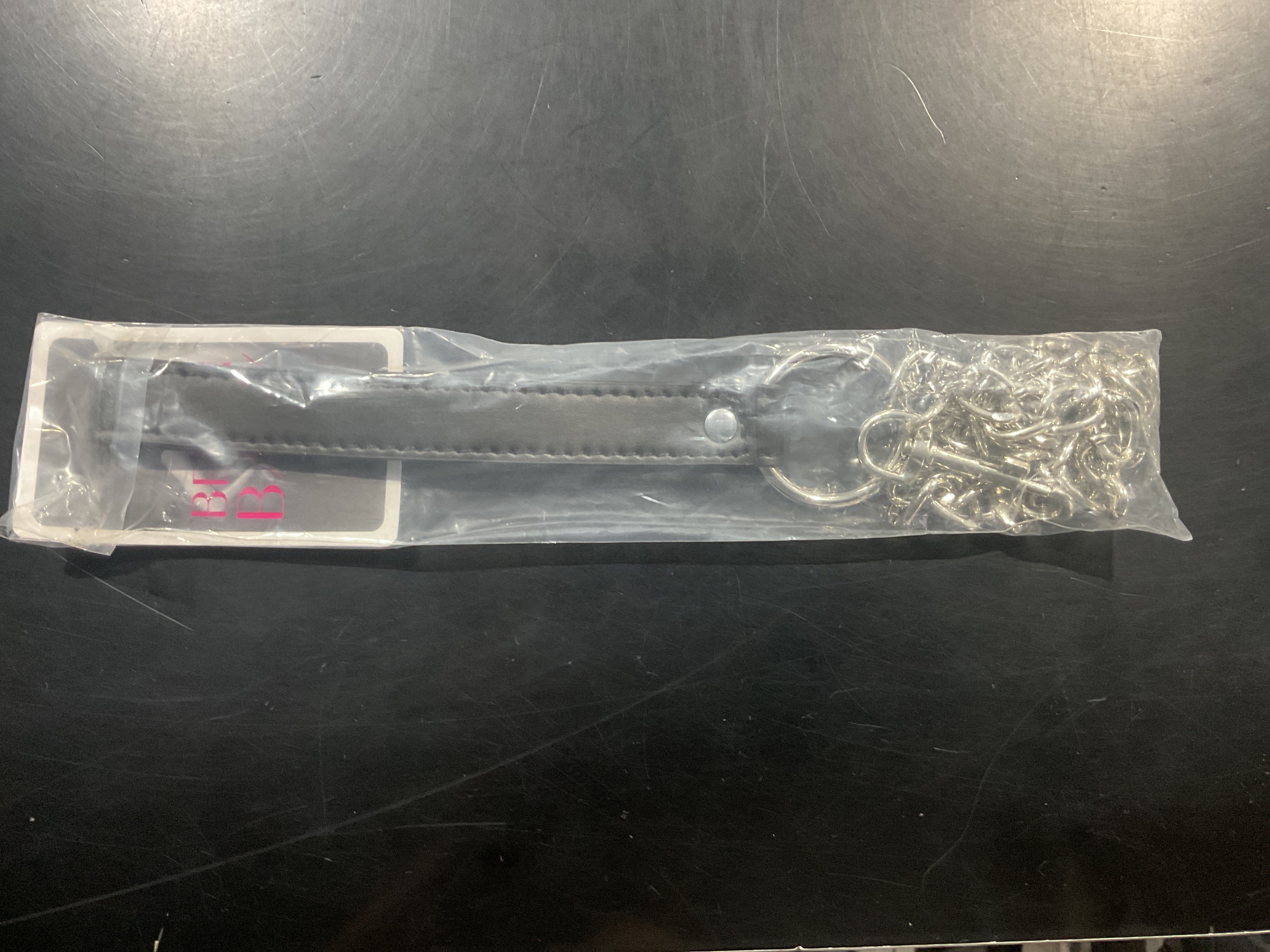 Chain Lead Black Handle
