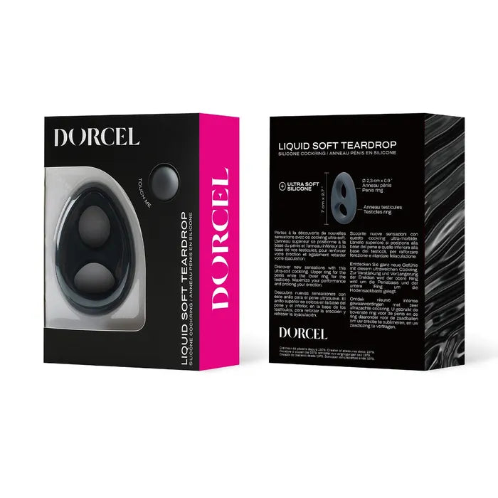 Liquid-Soft Teardrop Cockring