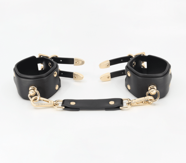 Double Strap Cuffs - Gold