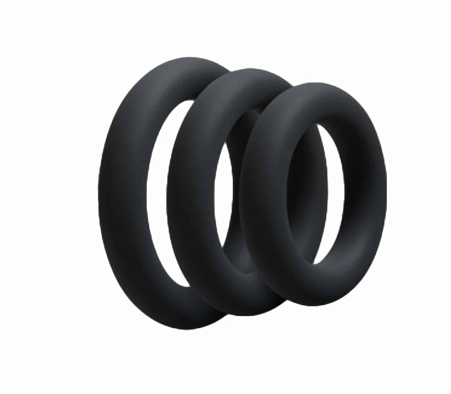 3pck Black Cockrings