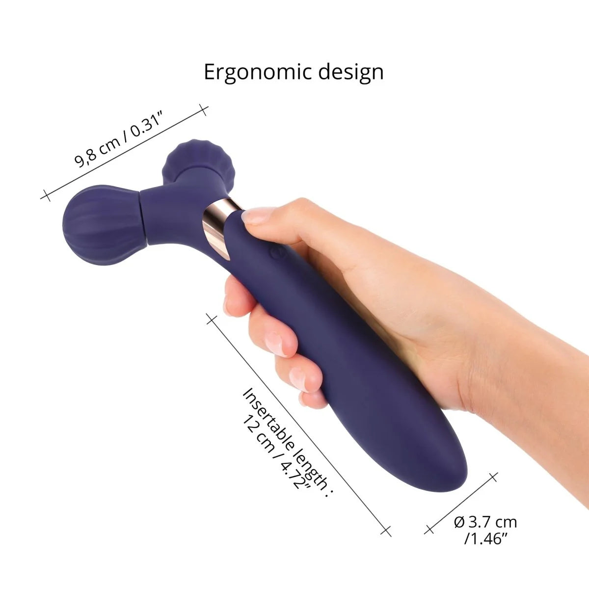 Fireball Body Massager & Vibrator Blue