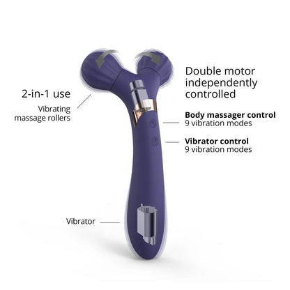 Fireball Body Massager & Vibrator Blue