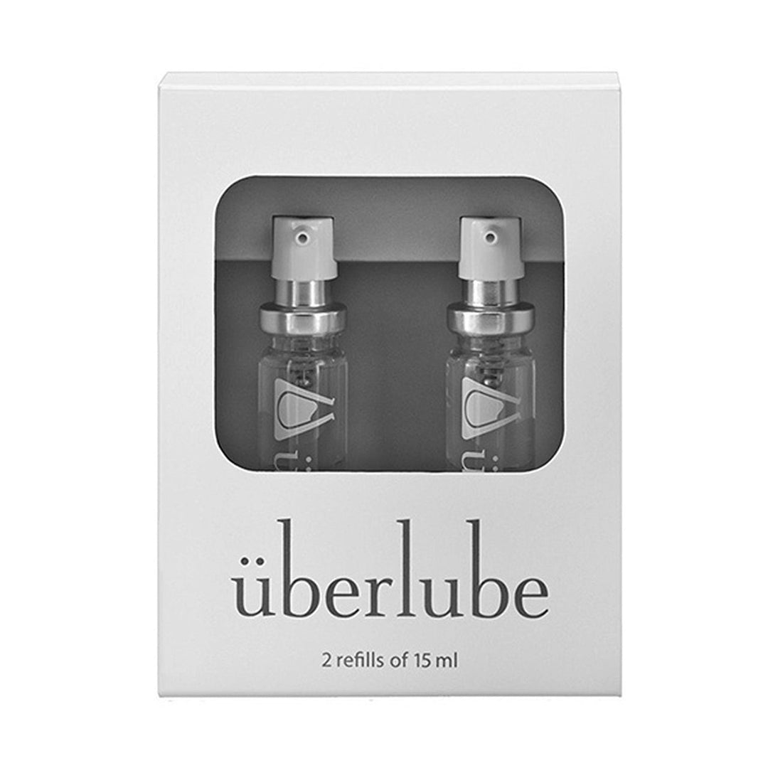 Uberlube 2 refills of 15ml in Silver
