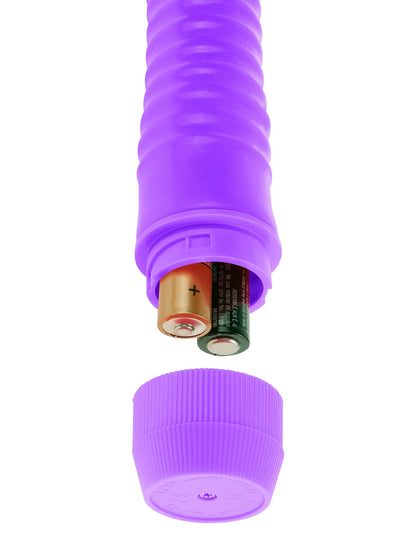 Neon Ribbed Rocket Purple