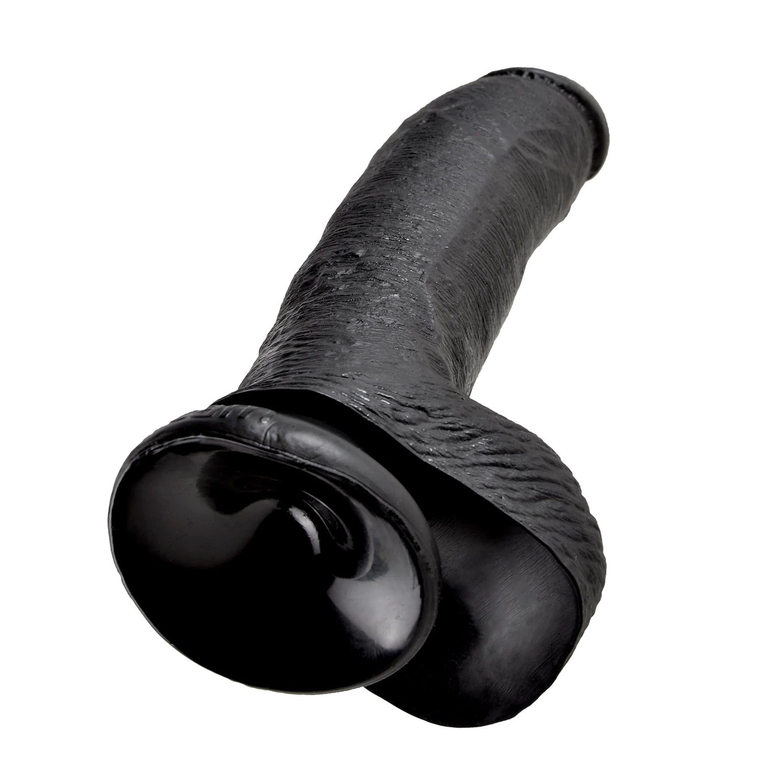 King Cock 9" Cock w/balls Black