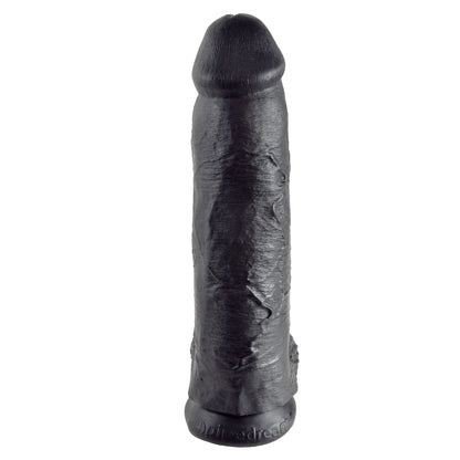 King Cock 12" with balls Black