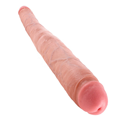 King Cock 16" Tapered Double Dildo Flesh