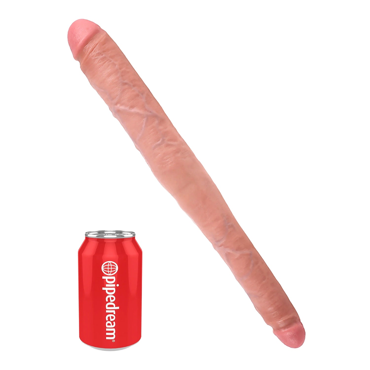 King Cock 16" Tapered Double Dildo Flesh