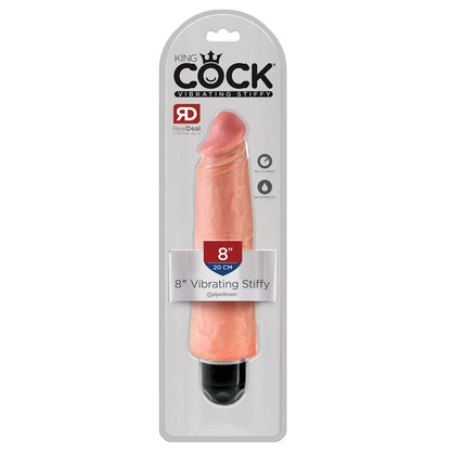 King Cock 8" Vibrate Stiffy Flesh