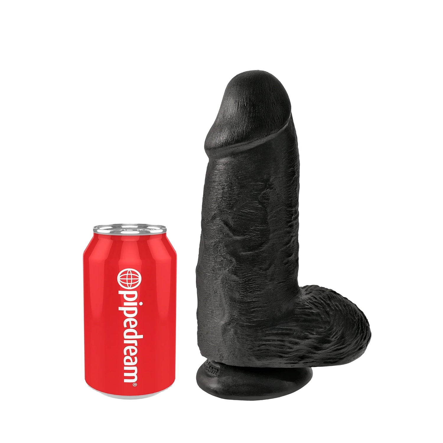King Cock 9" Chubby Black