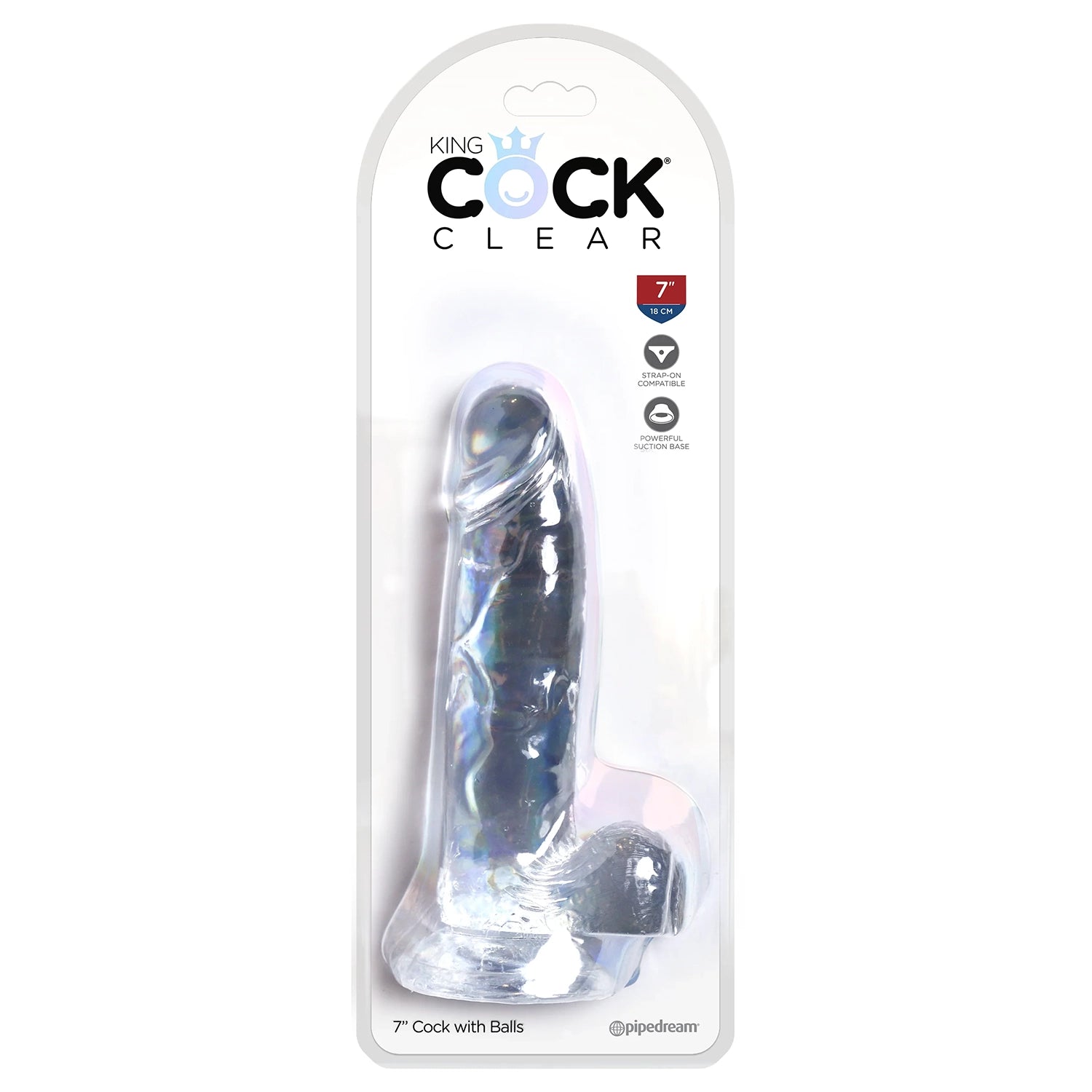 King Cock 7" Clear
