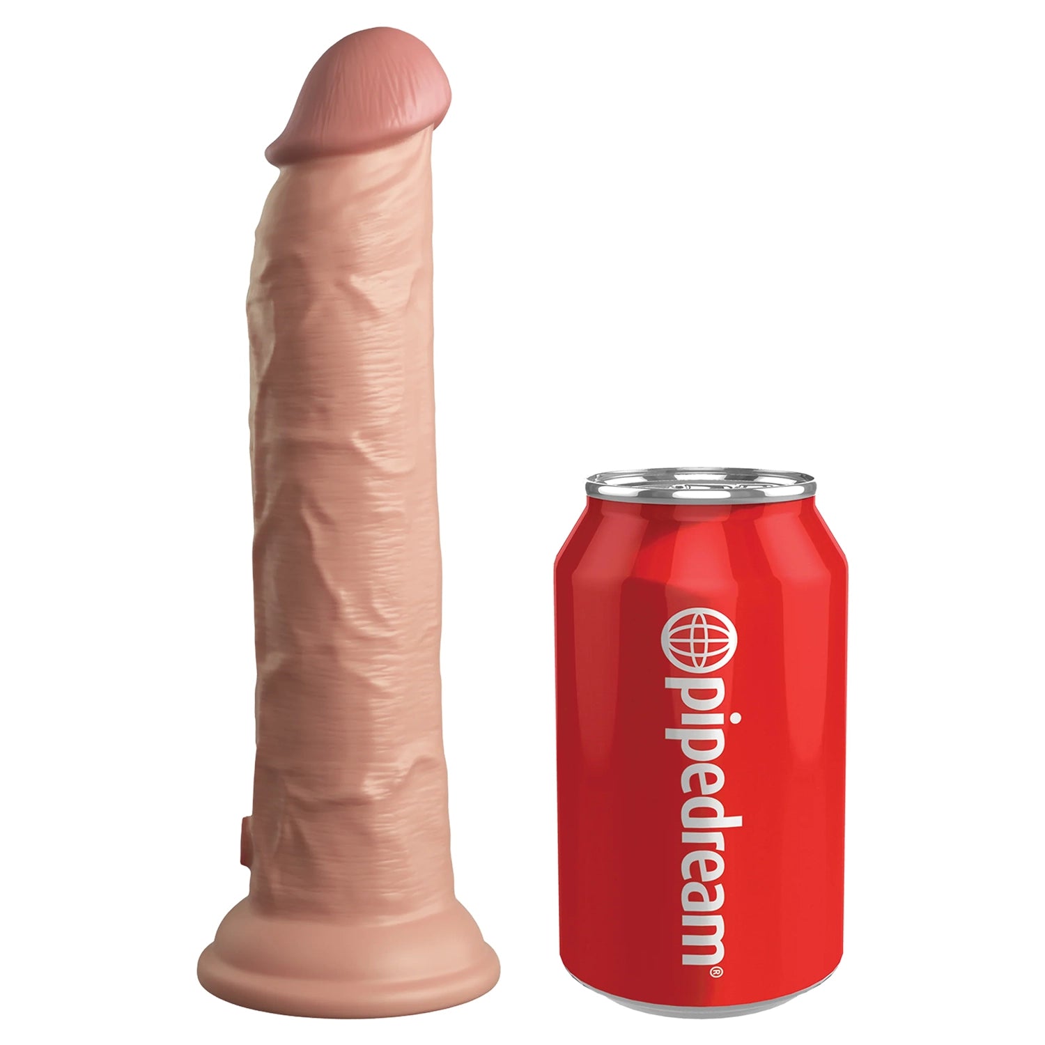 King Cock 9" Vibrate/Dual Dense Silicone Elite