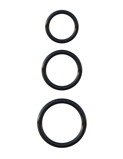 Silicone 3-Ring Stamina Set