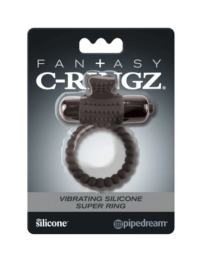 Vibrating Silicone Super Ring