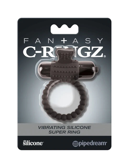 Vibrating Silicone Super Ring