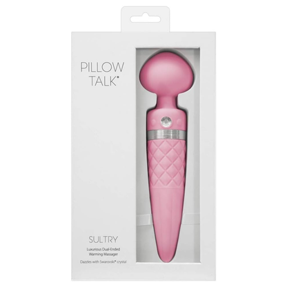 Sultry Luxurious Dual-Ended Warming Massager - Pink