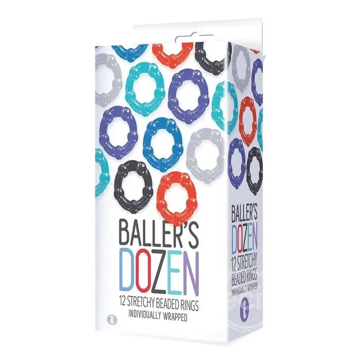 Baller's Dozen - Stretchy Rings Each