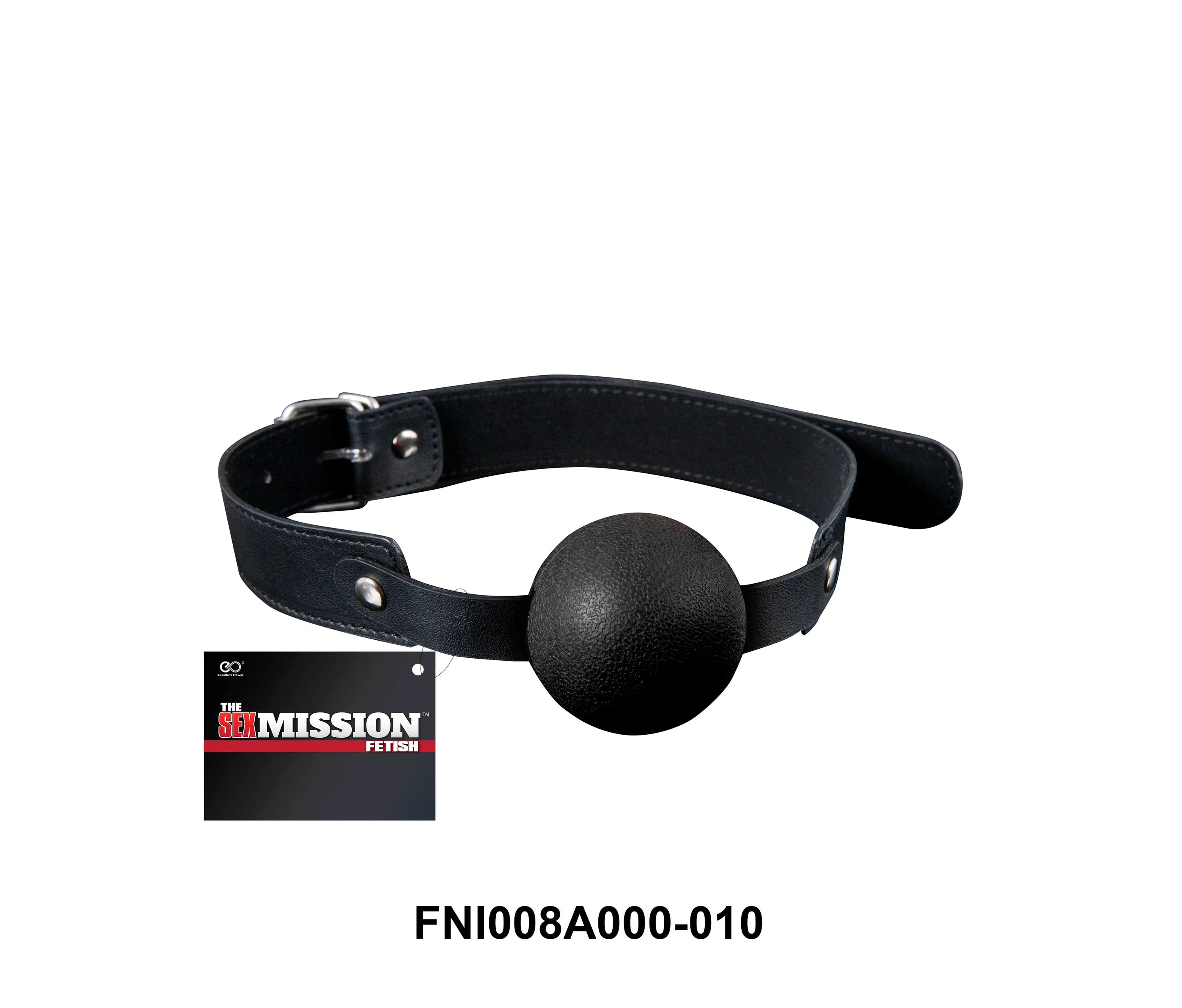 Black Rubber Ball Gag
