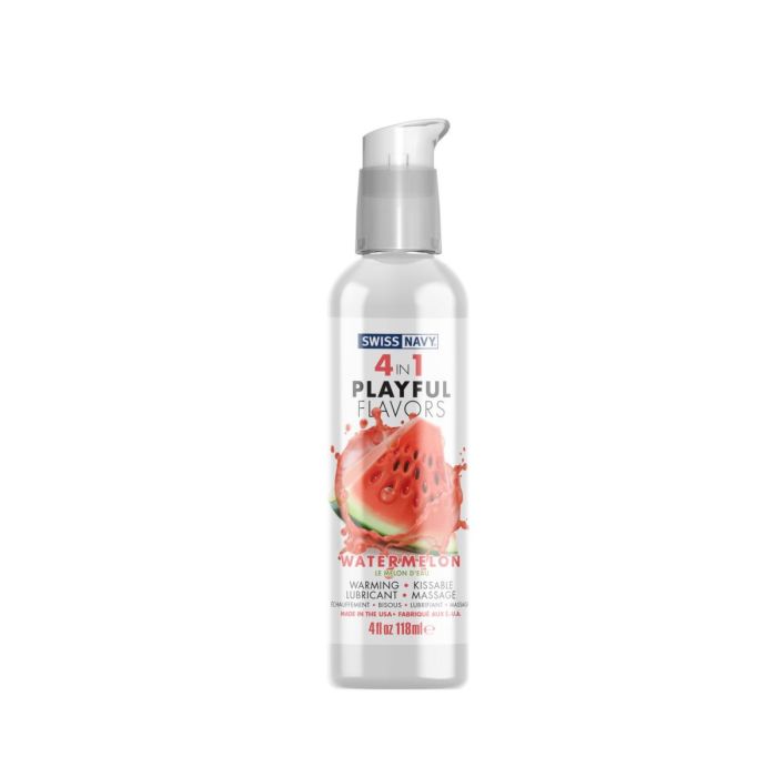 4 in 1 Playful Flavors Watermelon Lube 118ml