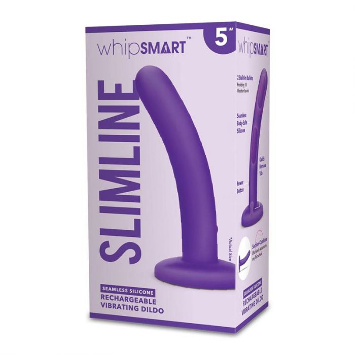 5" Slimline Rechargeable Vibrating Dildo