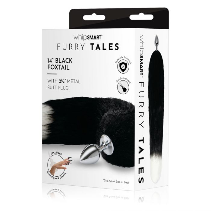 Furry Tales 14” Foxtail Black