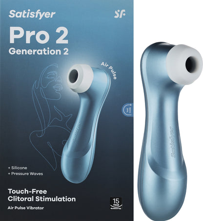 Satisfyer Pro 2 Generation 2 with Liquid Air Blue